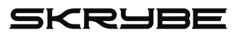 Black 'SKRYBE' logo on a white background